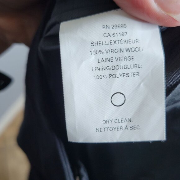 Pendleton Womens Black Wool Dress Pants Academia Business Office Old Money 10 - Picture 7 of 8